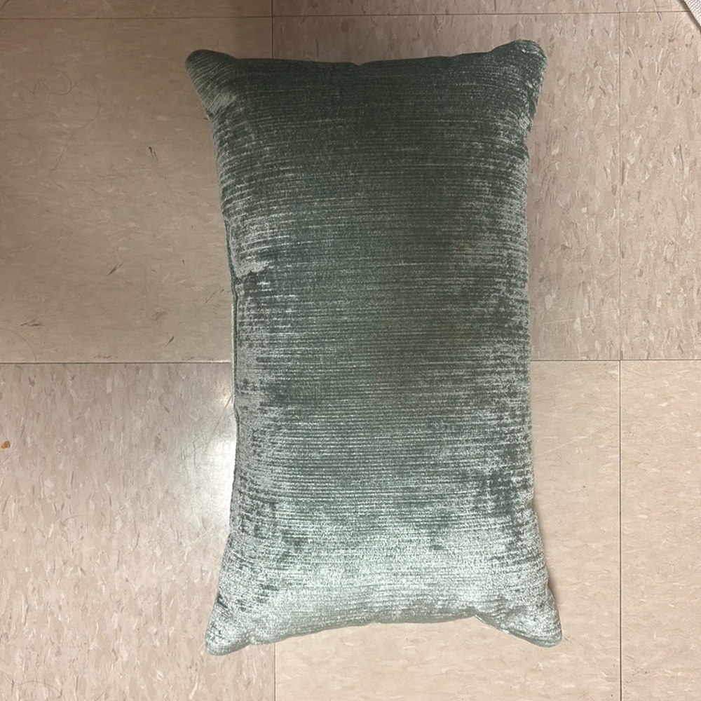 turquoise throw pillow